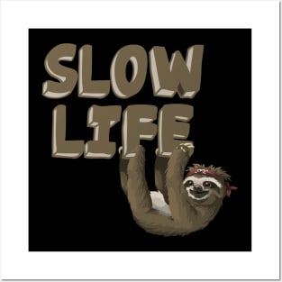 Slow Life Koala Funny Posters and Art